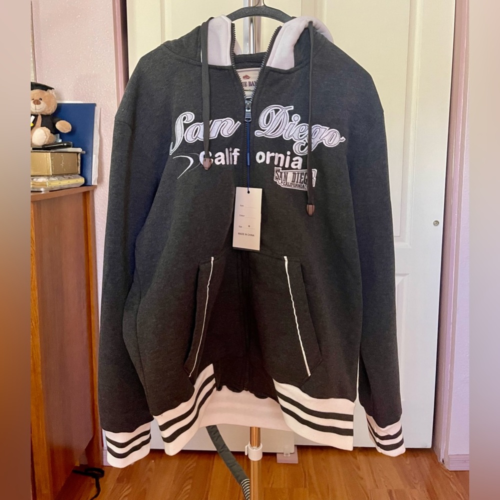 San Diego zip up hoodie